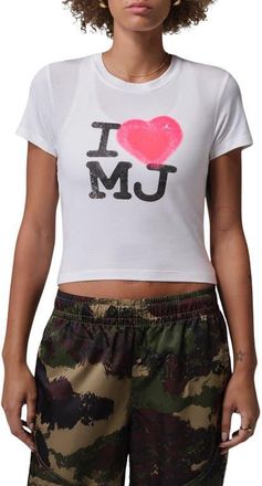 Nike Jordan Flight Graphic T-Shirt in White at Nordstrom, Size X-Small