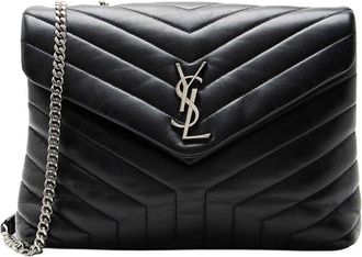 Saint Laurent Matelass&eacute; Monogram Loulou Chain Medium (Authentic Pre-Loved)
