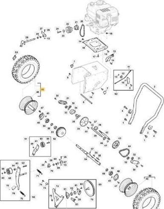 STIGA Sports Rueda Completa Derecha Original Stiga - 118821097/0