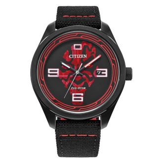 Citizen Star Wars Darth Maul Shadow Black Dial Mens Watch AW5006-01W