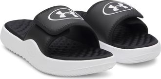 Under Armour UA Ignite Pro 8 Water Resistant Slide Sandal in Black at Nordstrom, Size 10