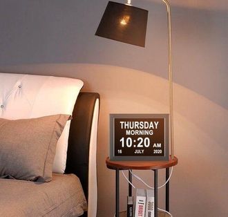 OEM Reloj Para Personas Con Demencia - Reloj De Memoria - Reloj Digital Para Personas Mayores - 18 Cm