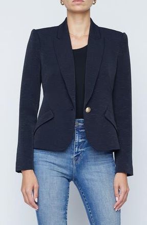 L'agence Jennah Blazer in Midnight/oversized Chain at Nordstrom Rack, Size 12