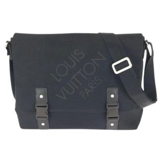 Louis Vuitton Pre-owned Cross Body Bags, female, Black, Size: ONE SIZE Pre-owned Roue Damier Geant Shoulder Bag