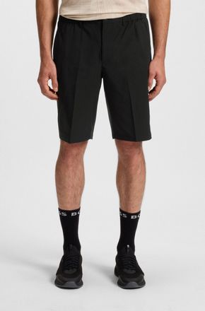 Boss Green by Hugo Boss Shorts BOSS GREEN S Speedflex, Herren, Gr. 48, N-Gr, schwarz (schwarz001), Web, Obermaterial: 100% Elastomultiester, unifarben, regular fit knielang, 