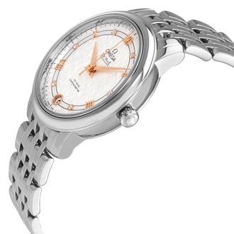 Omega Pre-owned Omega De Ville Prestige Automatic Silver Dial Ladies Watch 424.10.33.20.52.001