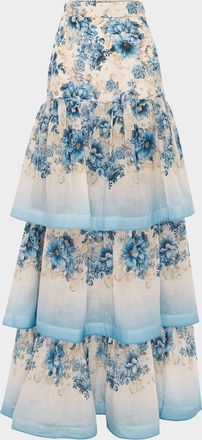 Aqua Blu Australia Celeste Belted Maxi Skirt