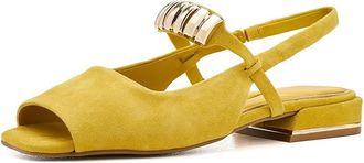 Kenneth Cole Illia Womens Dress Flat Shoes Sulphur Suede : 6.5 M, Synthetic