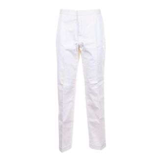 Fabiana Filippi Straight Pantaloni - - Trousers - Uomo - Bianco - S