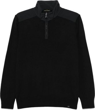Paul & Shark High-neck Wool Half-zip Sweater