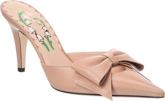 Valentino Vlogo Signature 85 Leather Mule