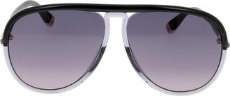 Dior Twin Colors Pilot Zonnebril - unisex - Zonnebrillen - Zwart - ONE Size - Accessoires