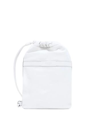Giorgio Armani medium drawstring shoulder bag - White