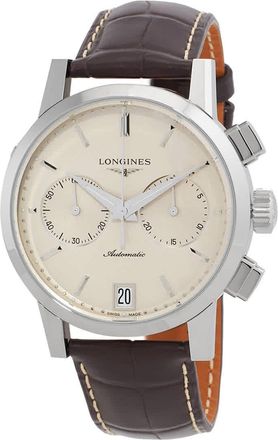 Longines 1832 Chronograph Automatic Beige Dial Mens Watch L48294922