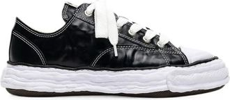 Miharayasuhiro Peterson23 OG Sole Wrinkled Leather Low-top Sneakers