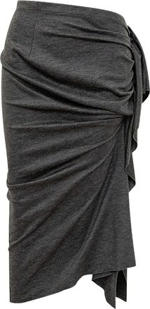 Fabiana Filippi Gonna Gonne con ruches - Grigio