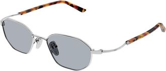 Gucci GG2257S 004 Mens Sunglasses Silver Size 49 - Free RX Lenses - Free RX Lenses