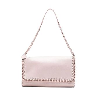 Stella McCartney Bolso de hombro Falabella con ribete de cadena - Bags - Mujer - Rosa - ONE SIZE