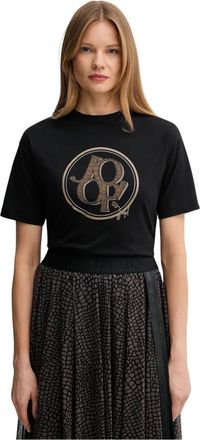 Joop Tops, Dames, Zwart, L, Katoen, Tashi T-shirt