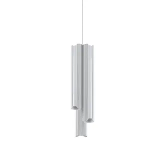 Ideal Lux Ideal Lux Sospensione Moderna Dorica 3 Luci Led Integrato Bianco Metallo