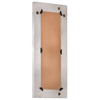 Berkfield Home Sturdy Aviator Mirror 110x50 cm Metal in Silver