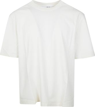 Golden Goose White Relaxed-Fit Distressed Star Cotton T-Shirt