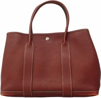 Herm&egrave;s Rouge Vif Negonda Leather Tote Bag (Pre-Owned)