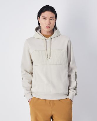 Champion Kapuzensweatshirt CHAMPION Hooded Sweatshirt, Herren, Gr. XXL (60/62), beige (svl), Obermaterial: 70% Baumwolle, 30% Polyester, Sweatshirts Kapuzenswe