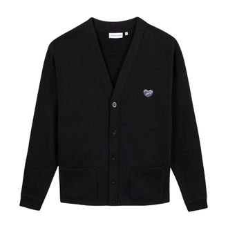 Maison Labiche Boissonade Cardigan - Heren - Truien - Zwart - Maat: M Katoen