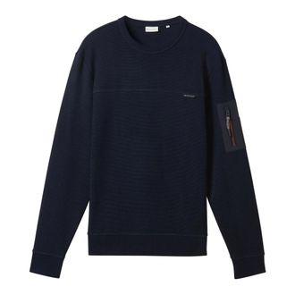 Tom Tailor Heren, Sweatshirts & Hoodies, Blauw, Maat: XL