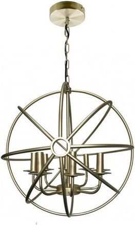 Fabrilamp Colgante Metal Arneses Oro 8xe14 Regx52x49 Cm