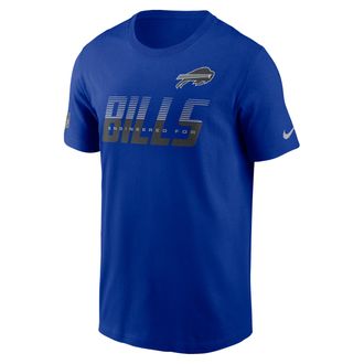 Nike Buffalo Bills Sideline Team Issue Nike Mens Dri-FIT NFL T-Shirt in Blue | 02ET4DA81-TF9