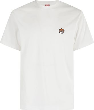 Kenzo Happy Tiger Embroidered Tshirt