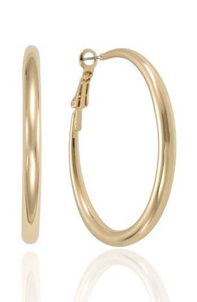 Ettika Classic Large Hoop Earrings in Gold at Nordstrom Rack