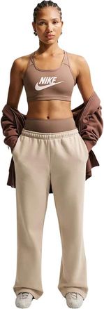 Nike Studio Fleece Medium Weight Broeken - Dames - Sport - Beige - Maat: M Fleece