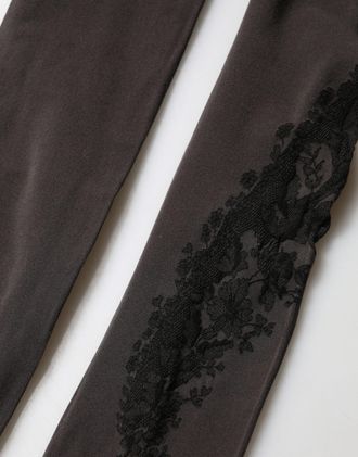 Dolce & Gabbana Black Nylon Tights Stocking Pantyhose Women Socks Clothing