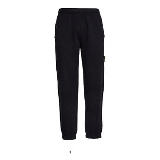 Stone Island Broeken, Heren, Blauw, L, Katoen, Regular Fit Jogger Pants
