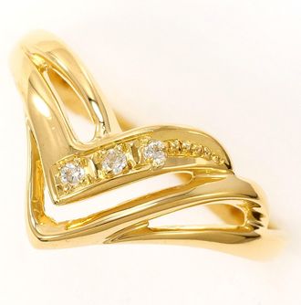 C&A Yellow Gold Yellow Gold (18K) Band Ring (Pre-Owned)
