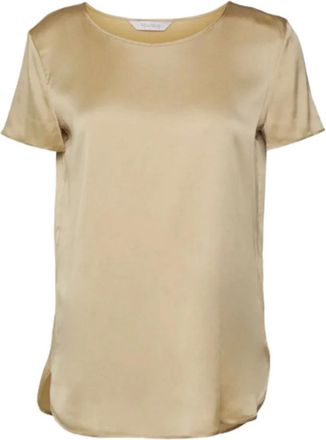 Max Mara Blouses, female, Yellow, Size: M Cortona T-shirt