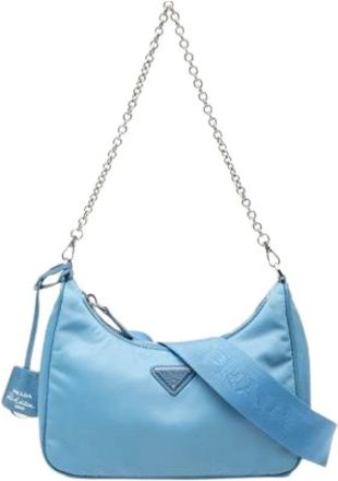 Prada Pre-owned Vintage Shoulder Bag - - Pre-owned - Donna - Blu - ONE SIZE