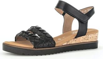 Gabor Sandaletten - Dames - Schoenen - Zwart - Maat: 38 1/2 EU