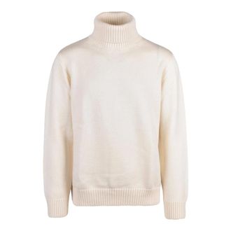 Add Truien & Vesten, Heren, Beige, M, Wol, Maglione Collo Alto