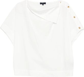 SOEUR Issa Button Short-sleeve Blouse