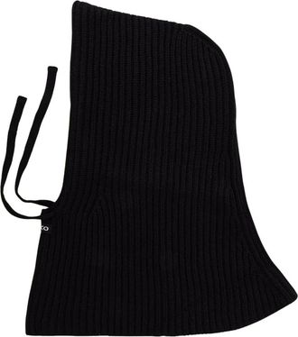 Pinko Balaclava - Dames - Hoeden - Zwart - ONE Size - Wol - Accessoires