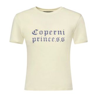 Coperni T-Shirts, female, Yellow, Size: L Princess T-shirt
