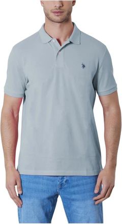 U.S.Polo Association King Polo - Heren - Polos - Blauw - 2XL - Katoen - Tops