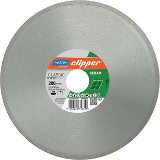 Norton Disco De Corte De Diamante Classic Ceram D.200mm Taladro 30 / 25,4mm 1,7mm 7mm