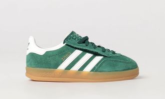 adidas Sneakers Gazelle Indoor da bambino in pelle con chiusura a strappo