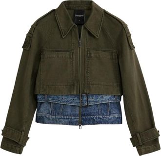 Desigual Mujer, Chaquetas, Verde, Talla: XL