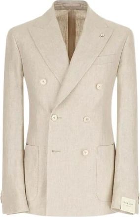 Lubiam Uomo, Giacche, Beige, M, new